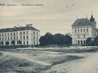 Rudolfova vojarna, Kolodvorska ulica (današnja ulica Republike Austrije), oko 1905. godine A